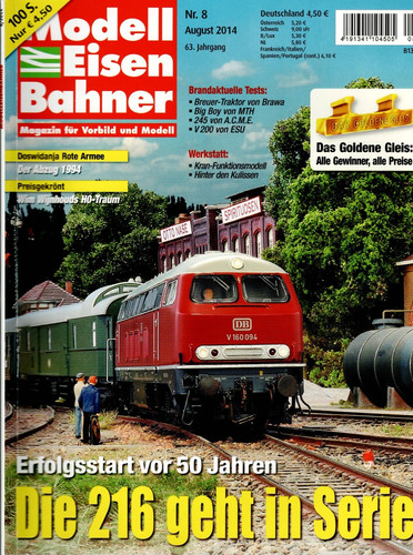 Modelleisenbahner august - modelleisenbahner, 8/14