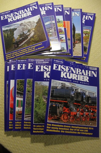 Eisenbahn kurier jahrgang 2014 - jahrgang,